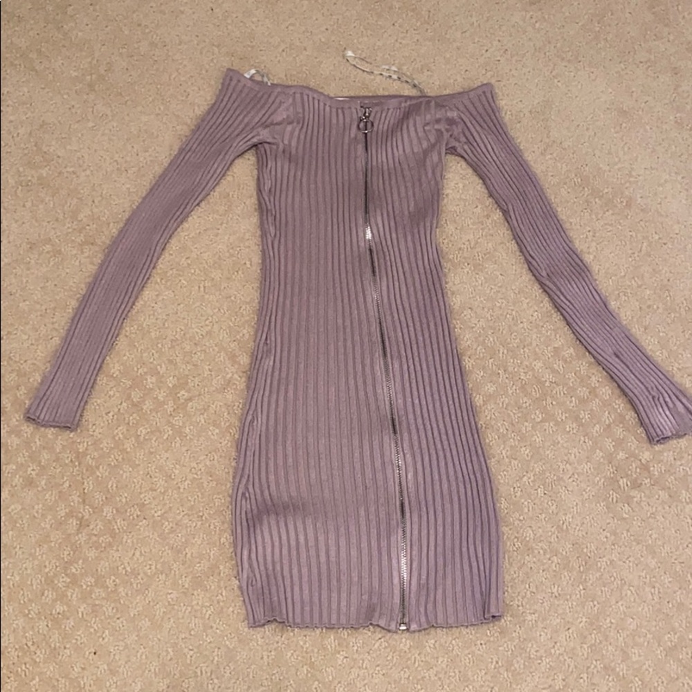 Missguided Purple Bodycon Dress